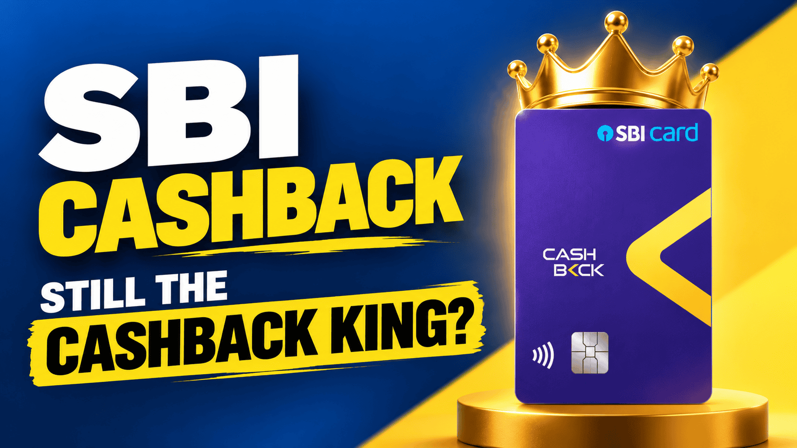 SBI Cashback credit card